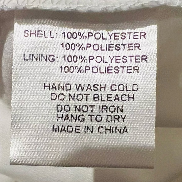 🌻Windsor White Sequins Long Spaghetti Straps Size Small - Picture 10 of 10